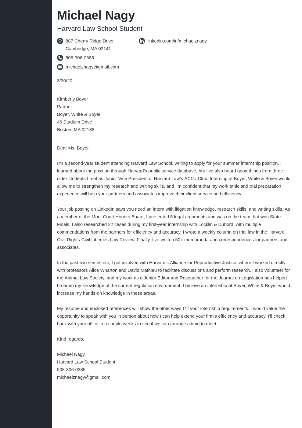 How to Craft an Impressive Application Letter for Lawyer Positions