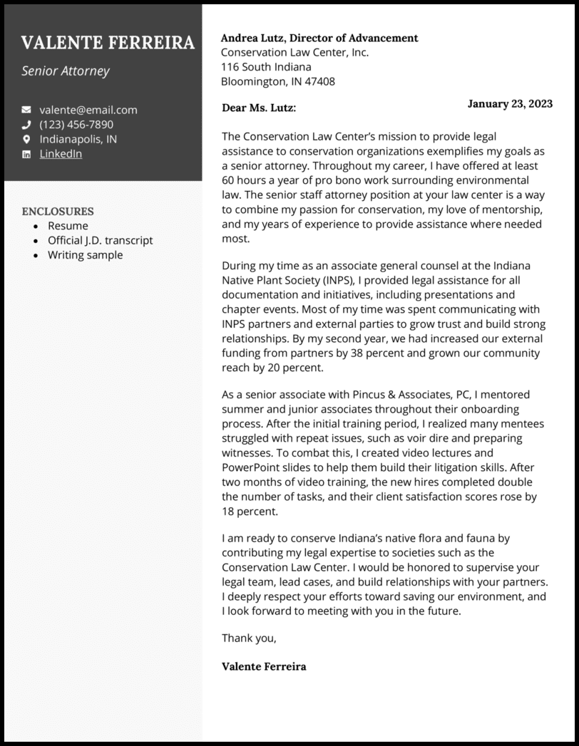 Essential Tips for Crafting an Impressive Attorney Job Cover Letter