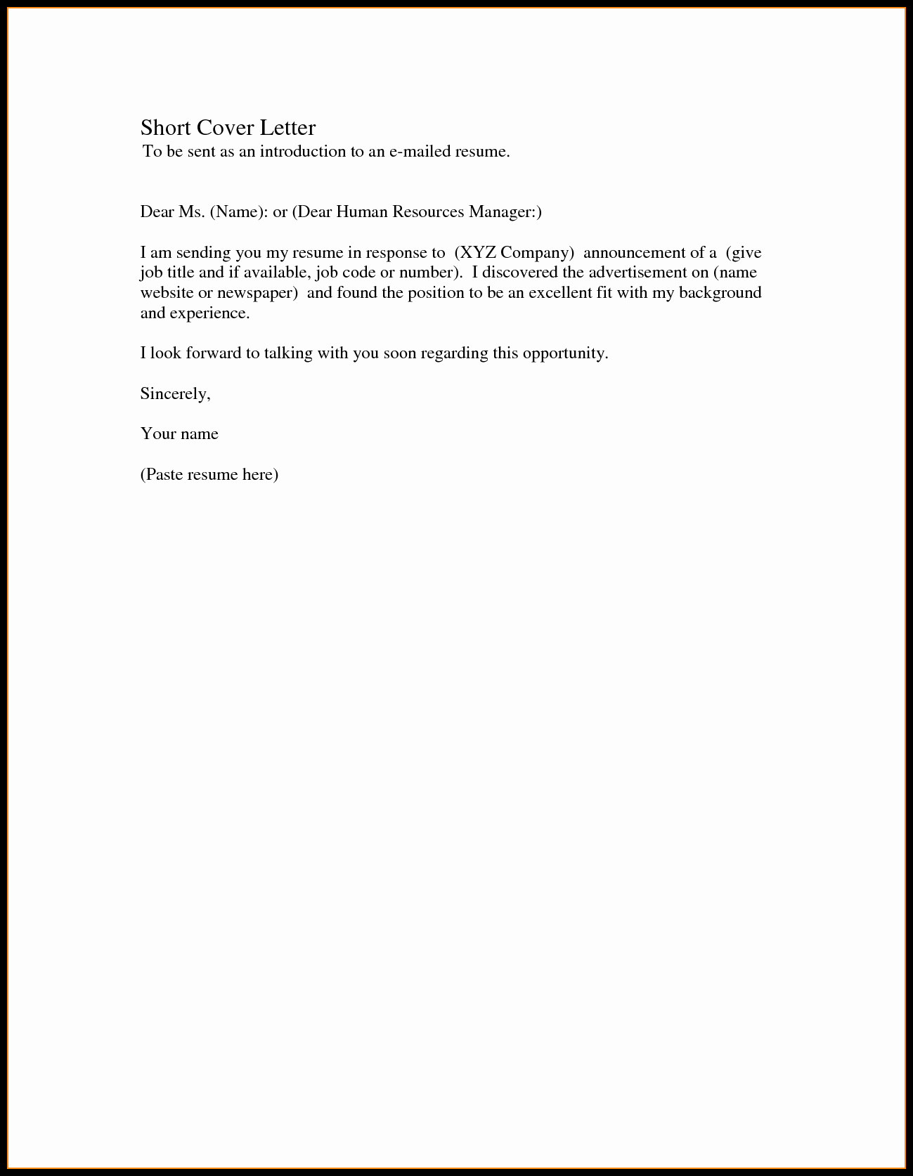 Writing a Winning Introduction: Your Guide to a Basic Cover Letter Sample