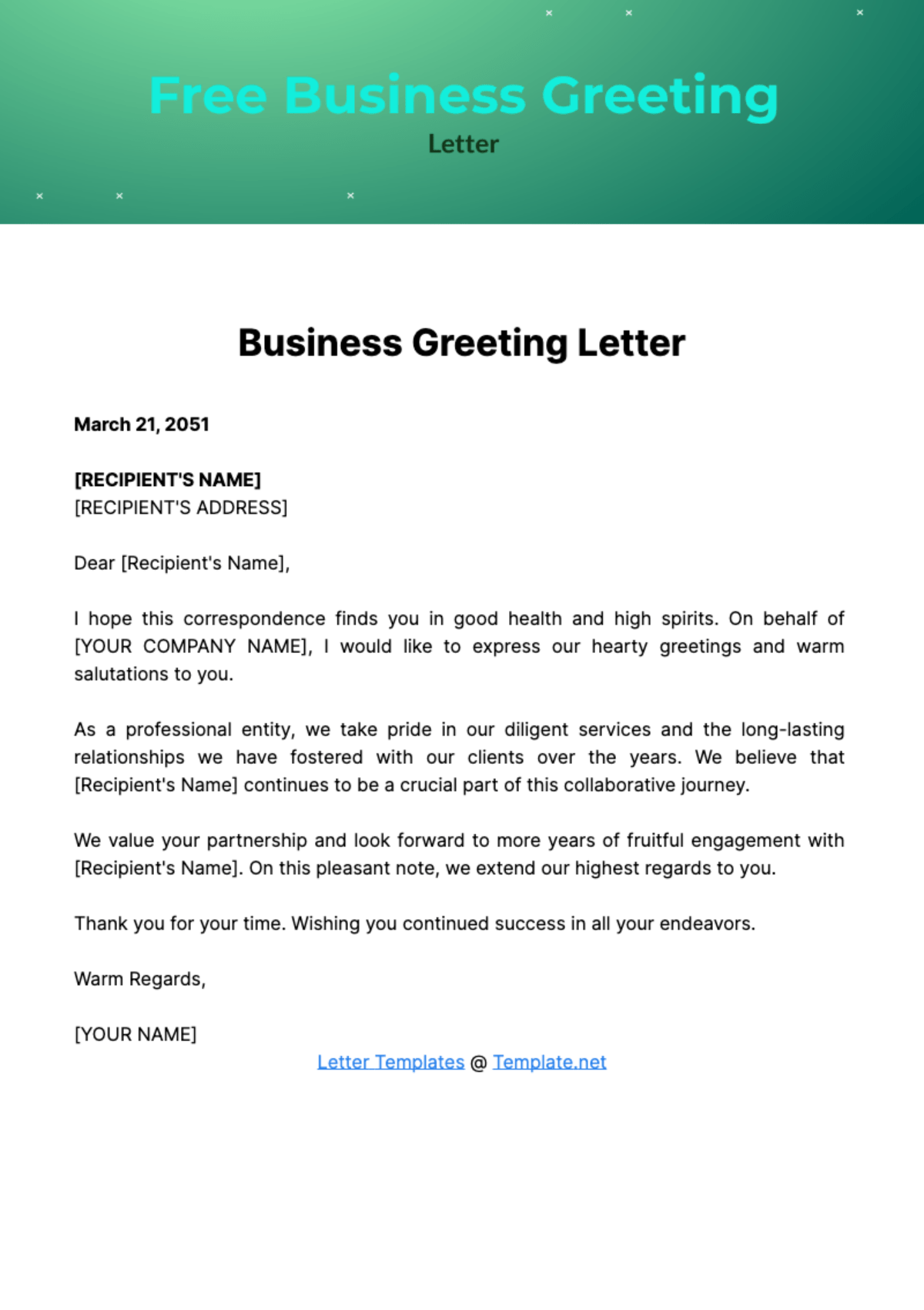 The Importance of a Professional Business Letter Greeting