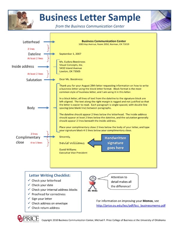 Exploring the Impact of Business Letter Images on Professional Communication