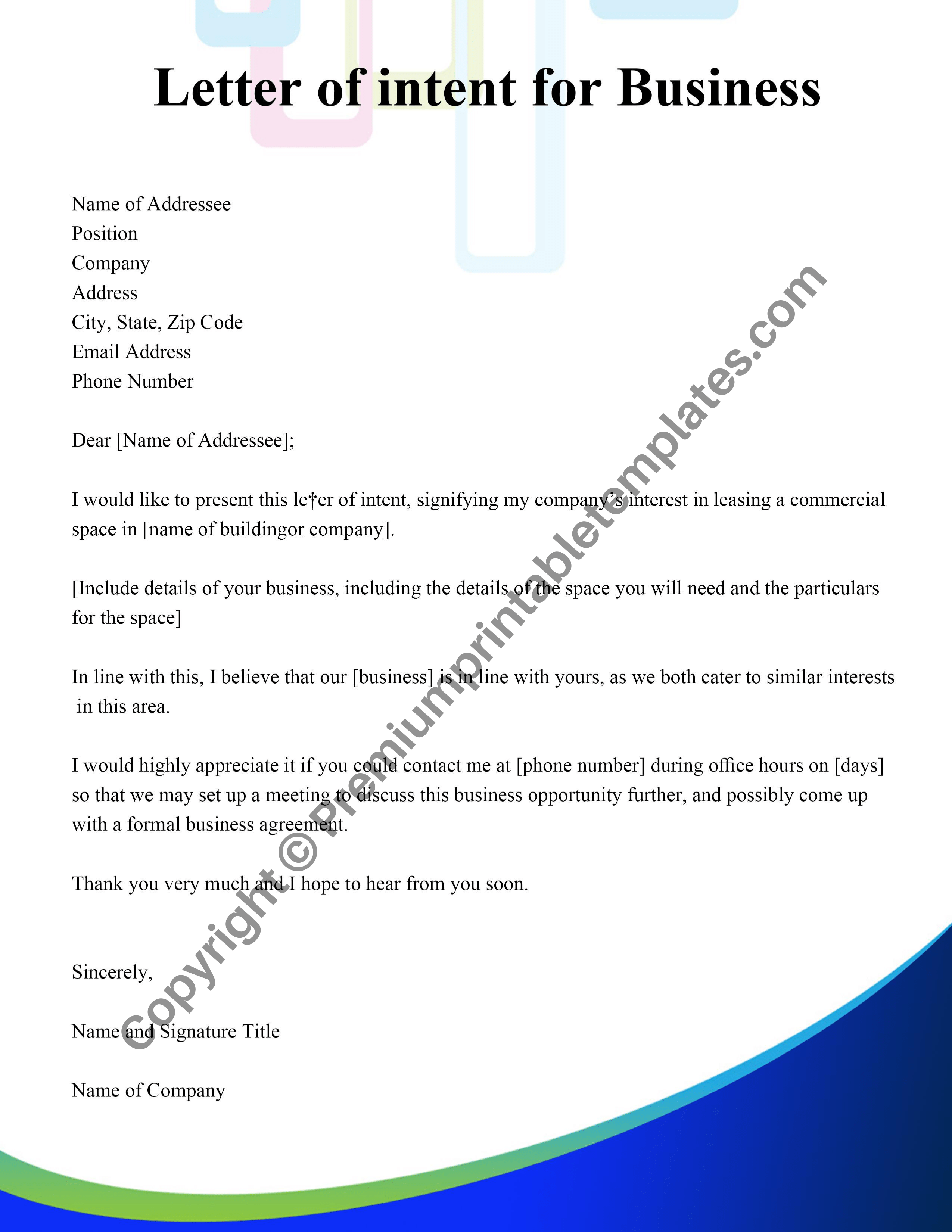 Understanding the Business Letter of Intent: A Key Step in Negotiations
