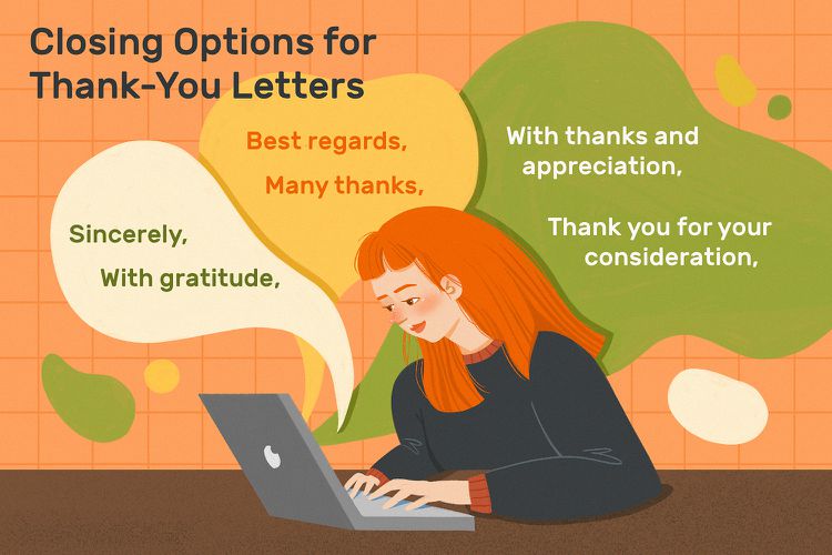 closing for a thank you note