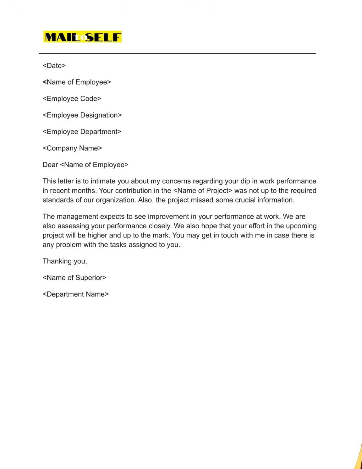 Understanding the Structure and Purpose of a Concern Letter Example