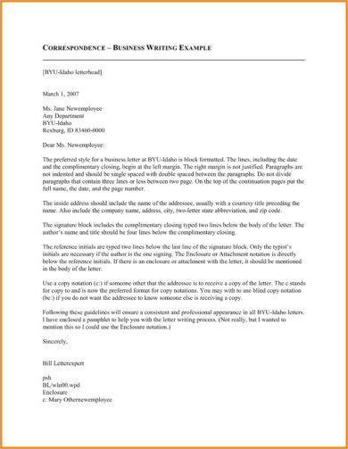 Essential Guide to Crafting Your Correspondence Letter Sample