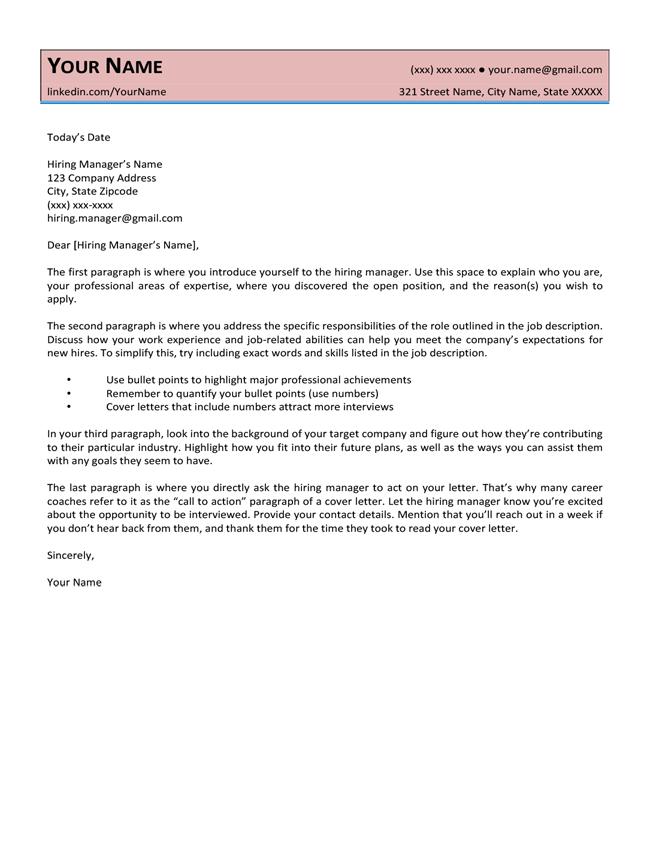 Essential Tips for Crafting an Effective Cover Letter for Beginners