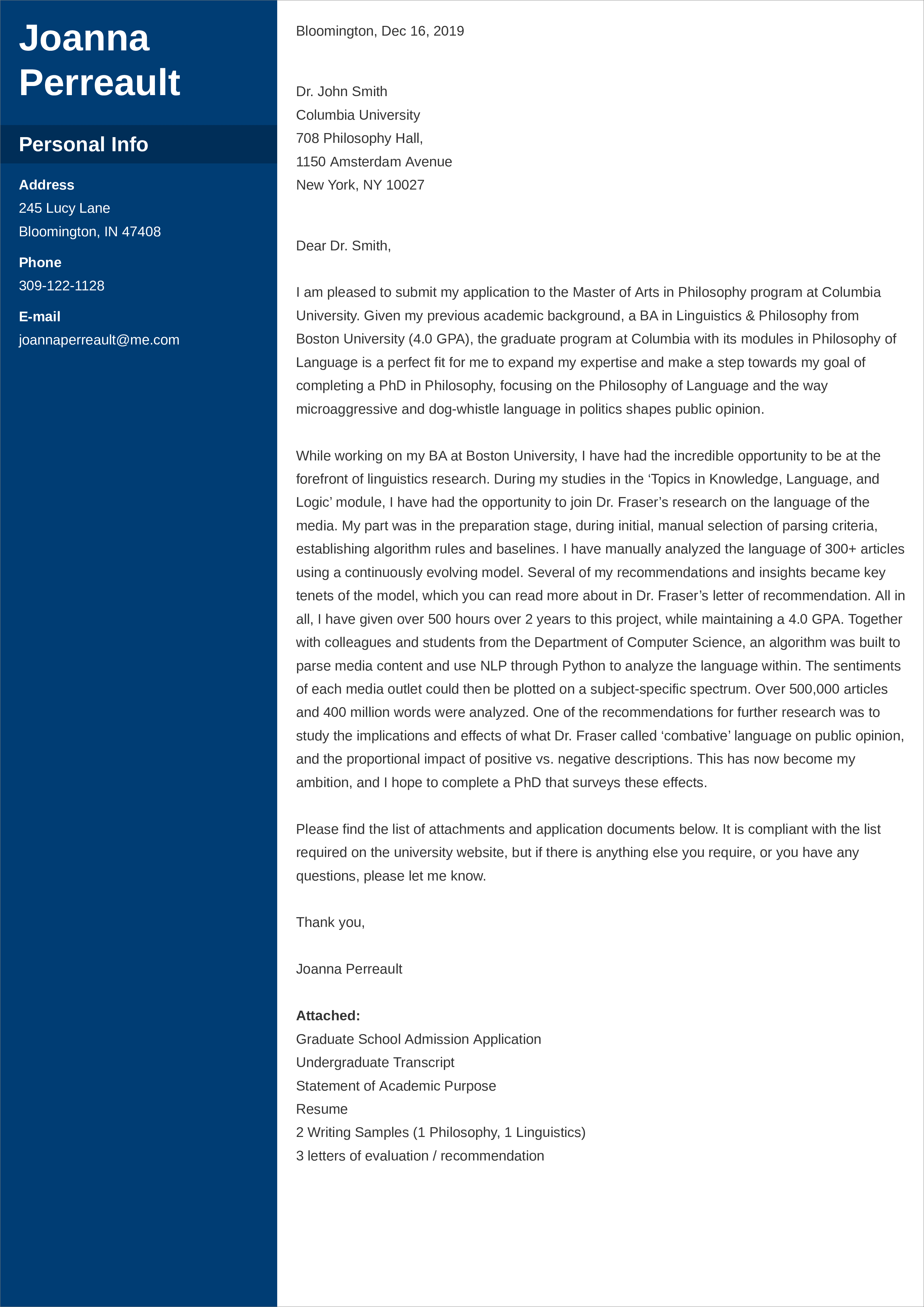 Crafting the Perfect Cover Letter for University: Tips and Strategies
