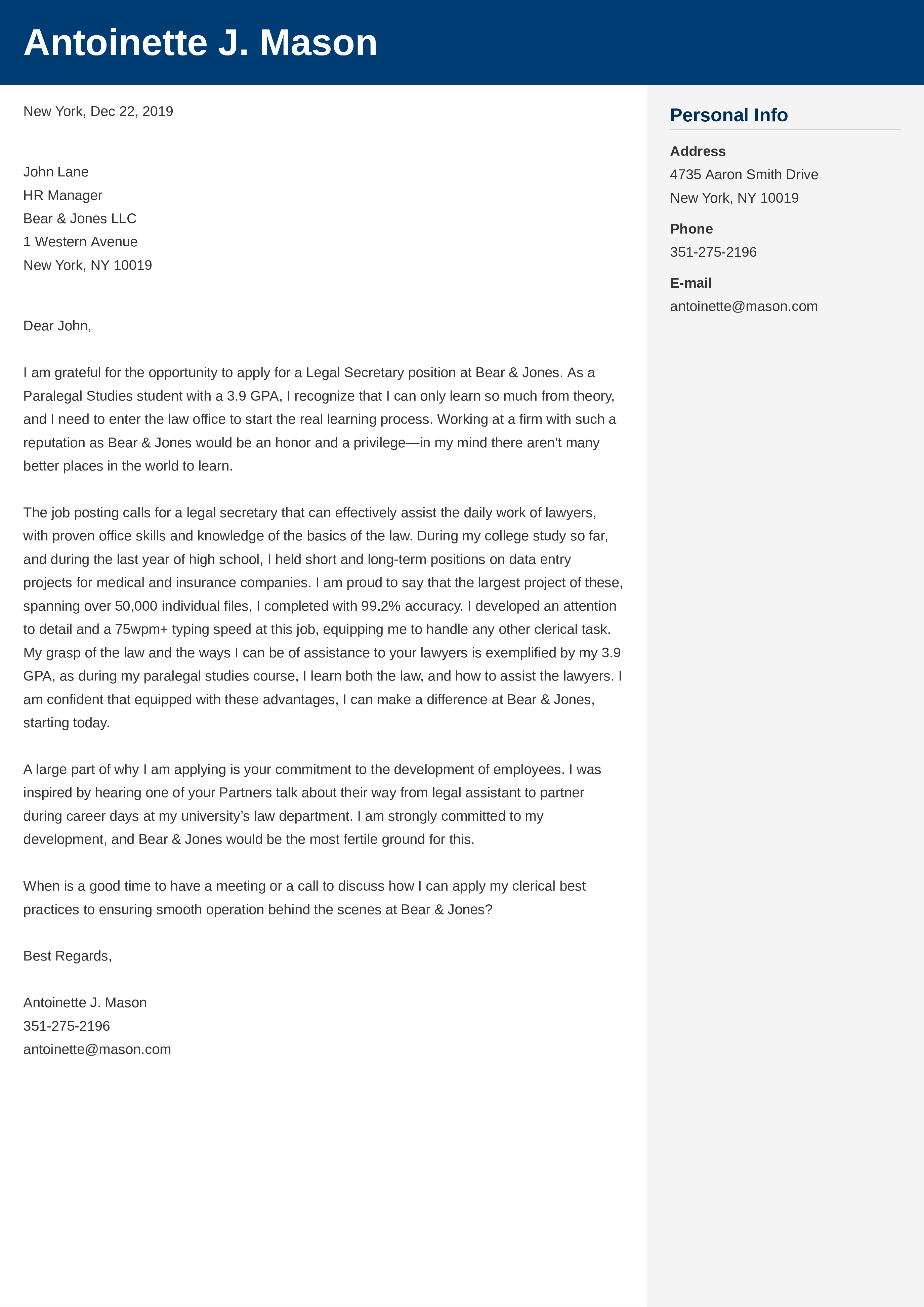 Essential Guide to Cover Letter Format Law: Crafting the Perfect Application