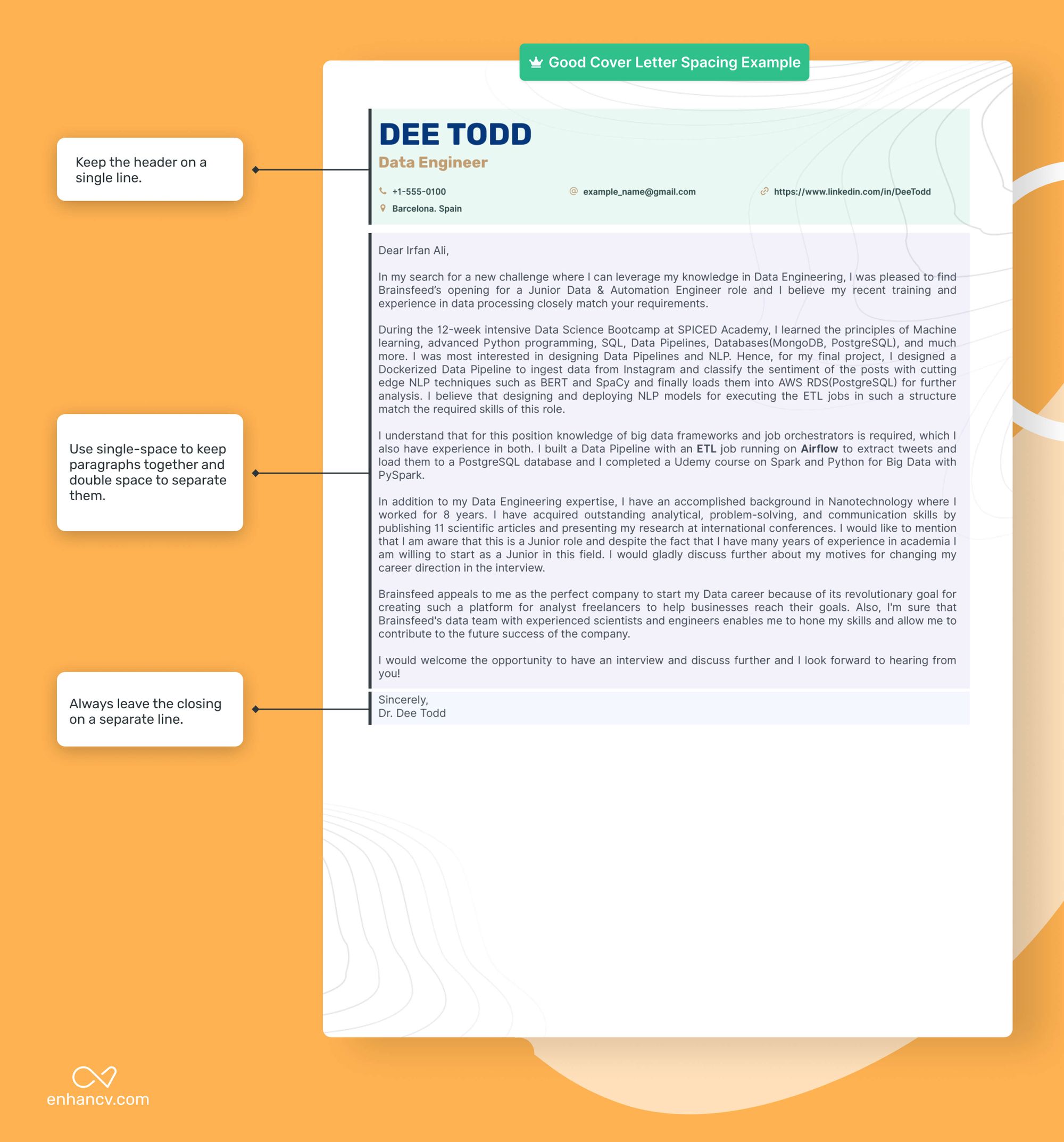 Mastering Cover Letter Spacing: Tips for a Polished Presentation