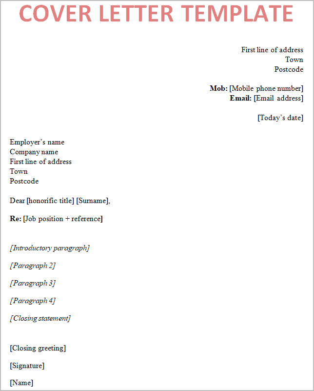 A Comprehensive Guide to Using a Cover Note Template UK