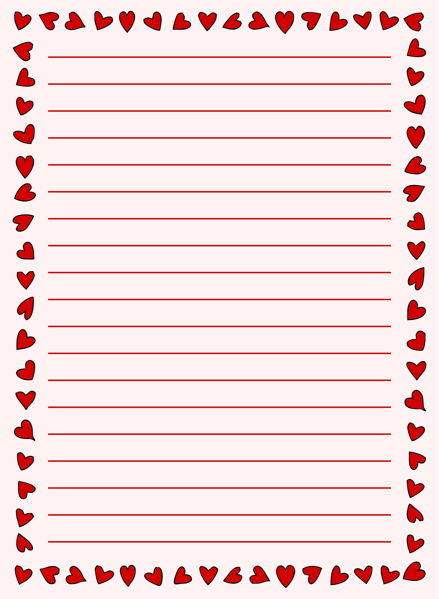 Unleash Your Creativity: Crafting Personal Messages with a Cute Blank Letter Template
