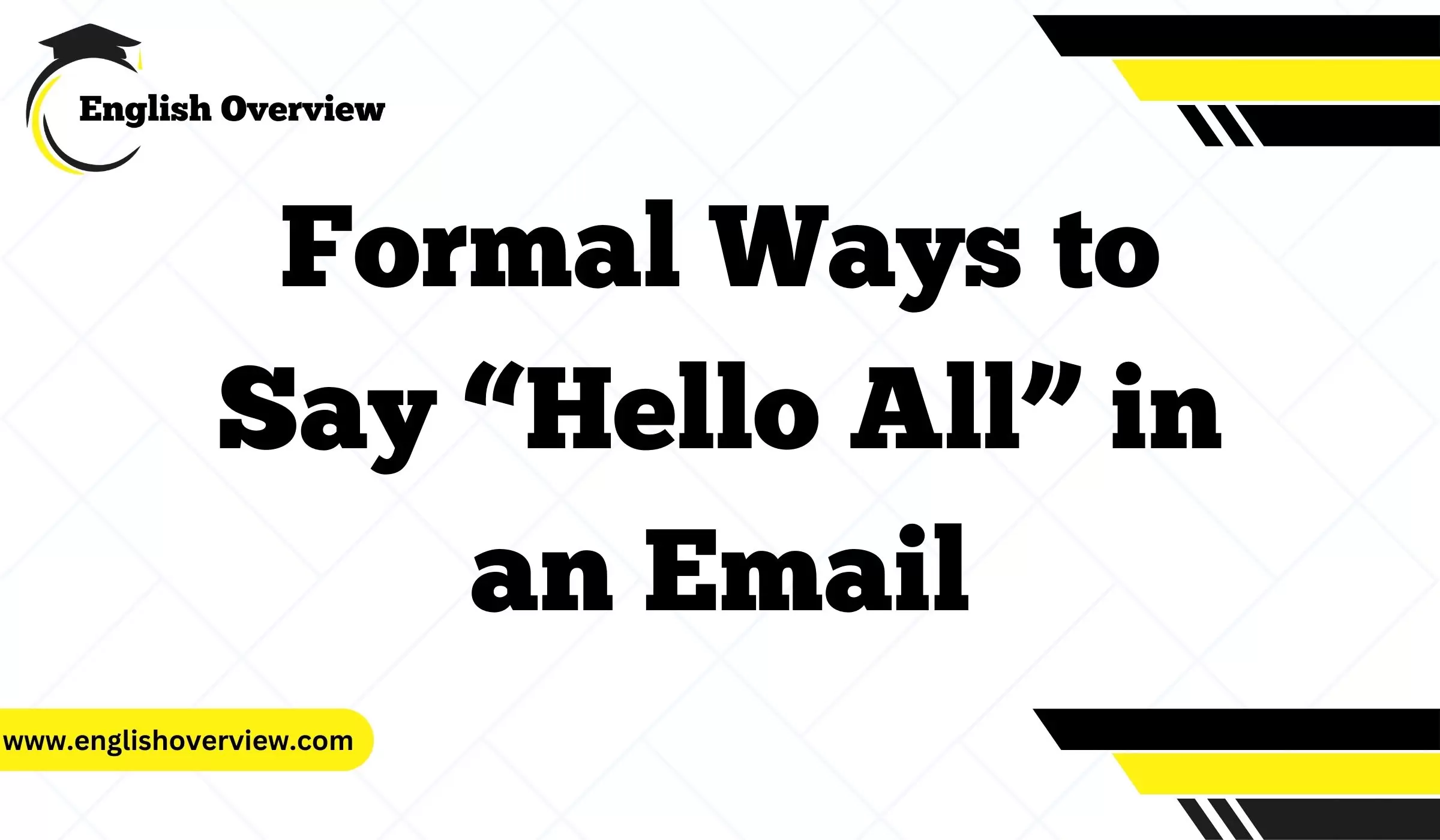Email Hello All: The Importance of a Warm Greeting in Professional Communication
