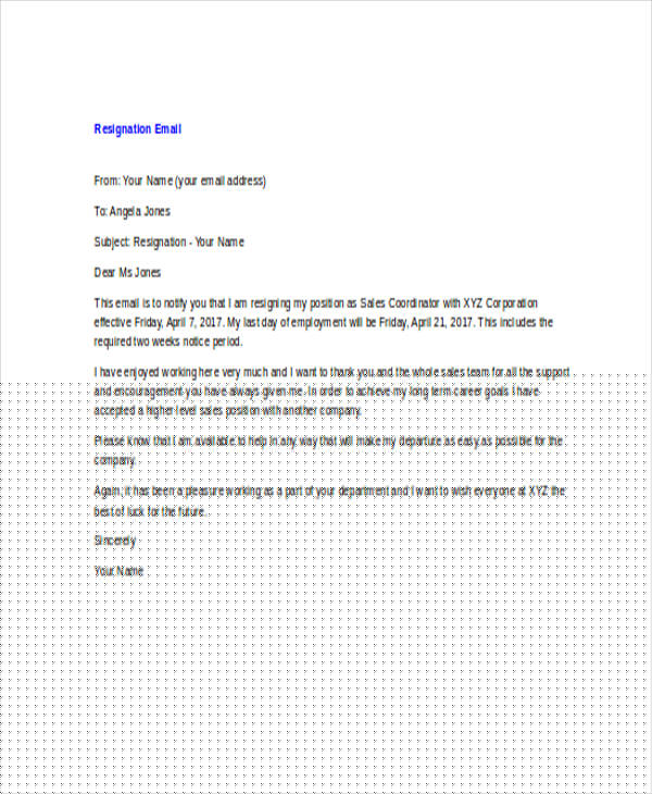 Crafting a Professional Email Regarding Resignation: Tips and Best Practices