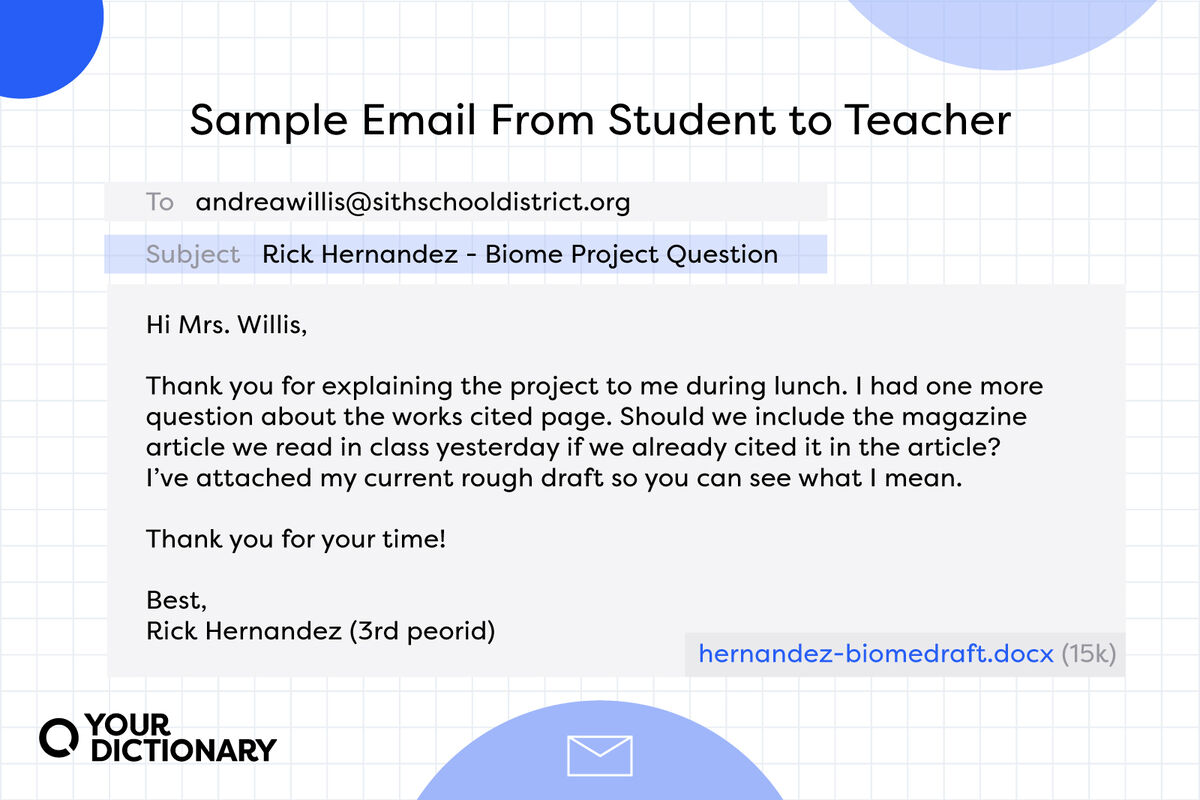 Effective Communication: Crafting an Email to Teacher Sample for Student Success