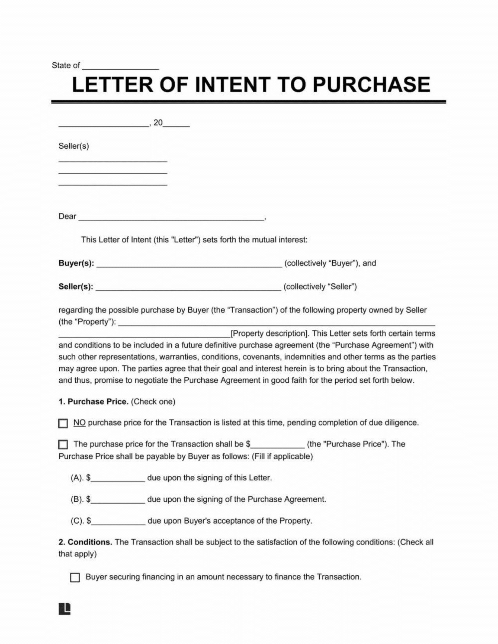 Understanding the Example LOI Letter: A Comprehensive Guide