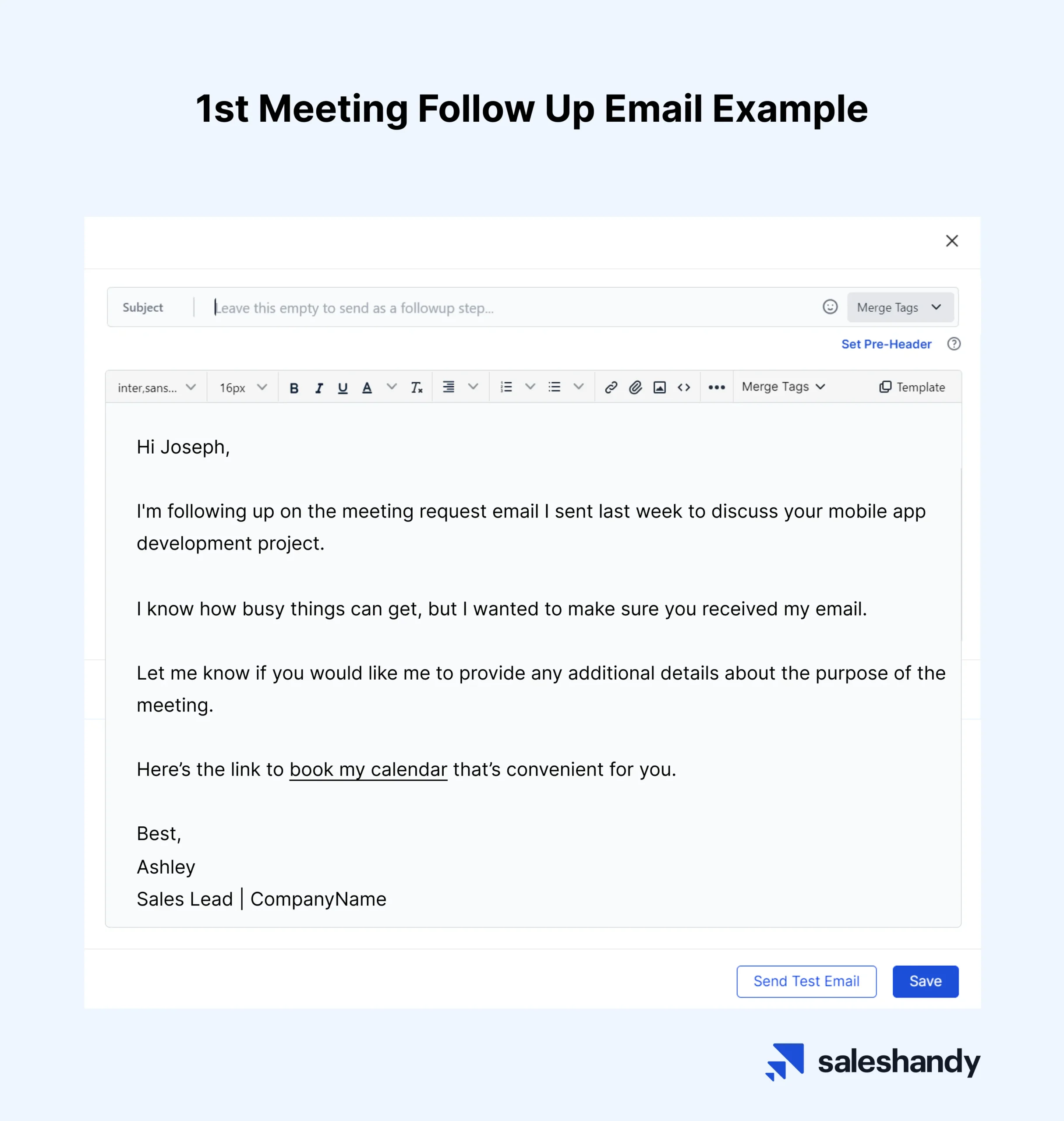 follow up email after meeting