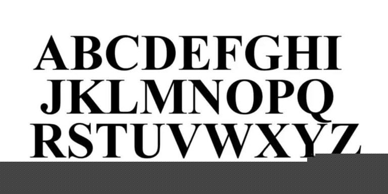 font for a formal letter
