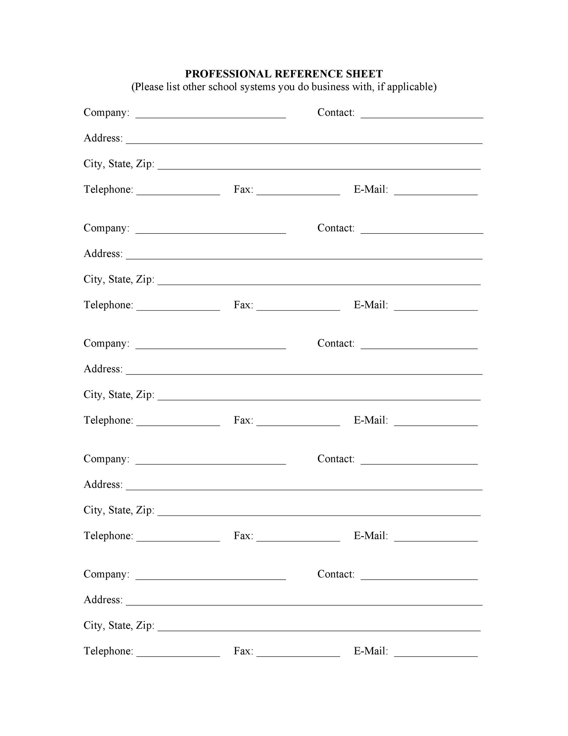 Creating an Effective Form for References: Essential Tips and Guidelines