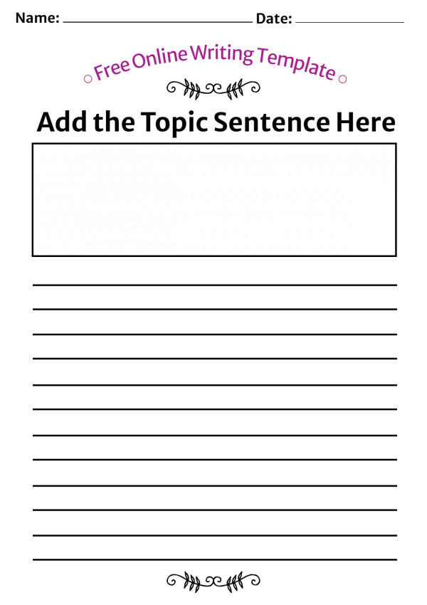 Unlock Your Creativity with Our Free Writing Template