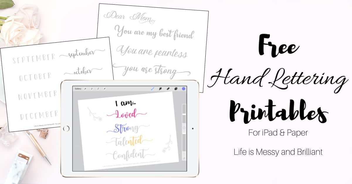 Create Stunning Designs with Our Hand Letter Template