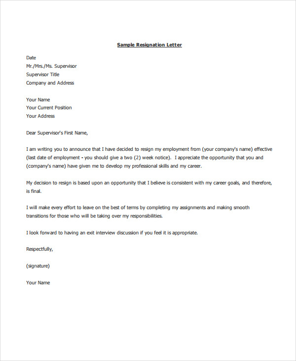 Understanding the Importance of the Heading of Resignation Letter