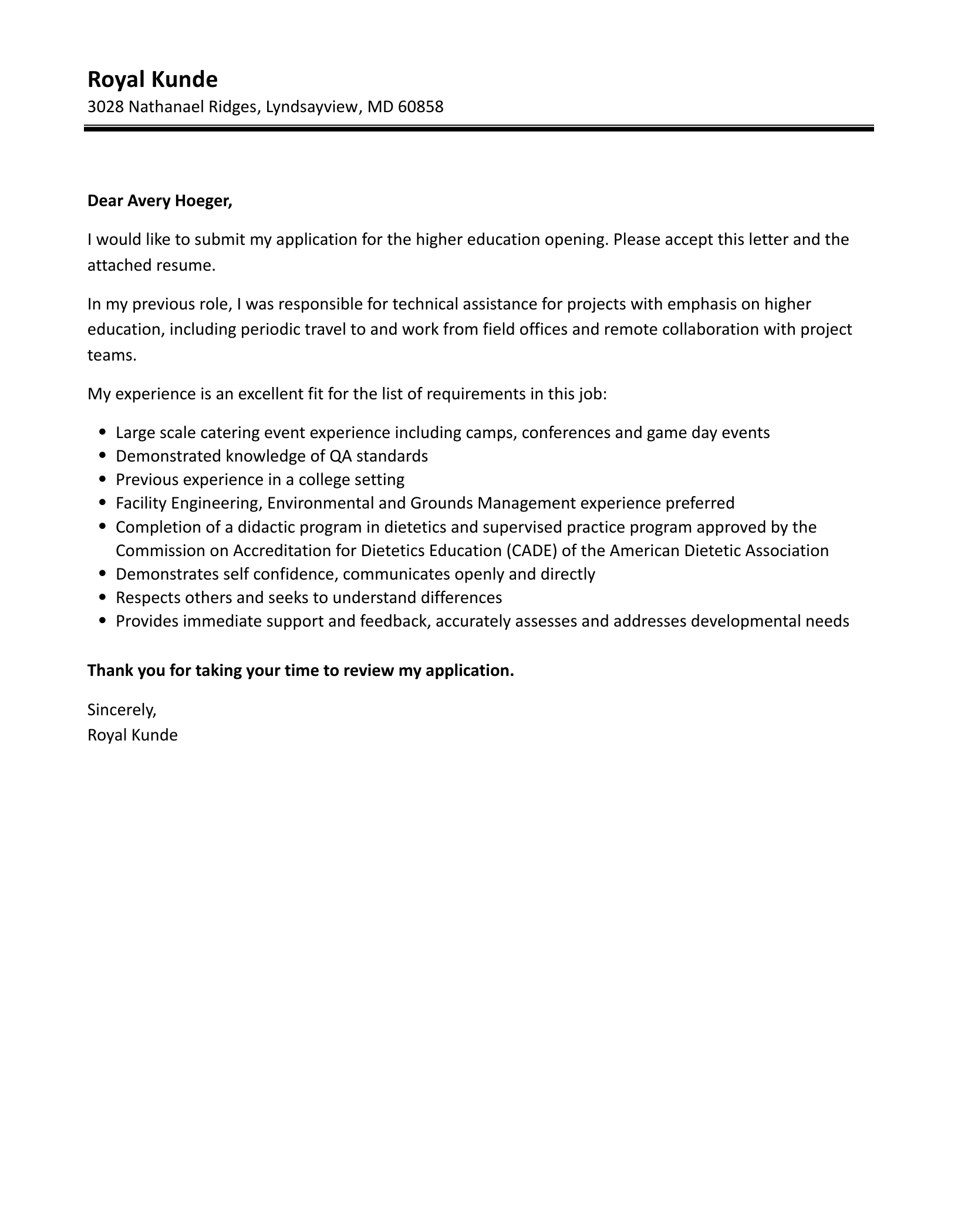 Essential Tips for Crafting a Winning Higher Education Cover Letter