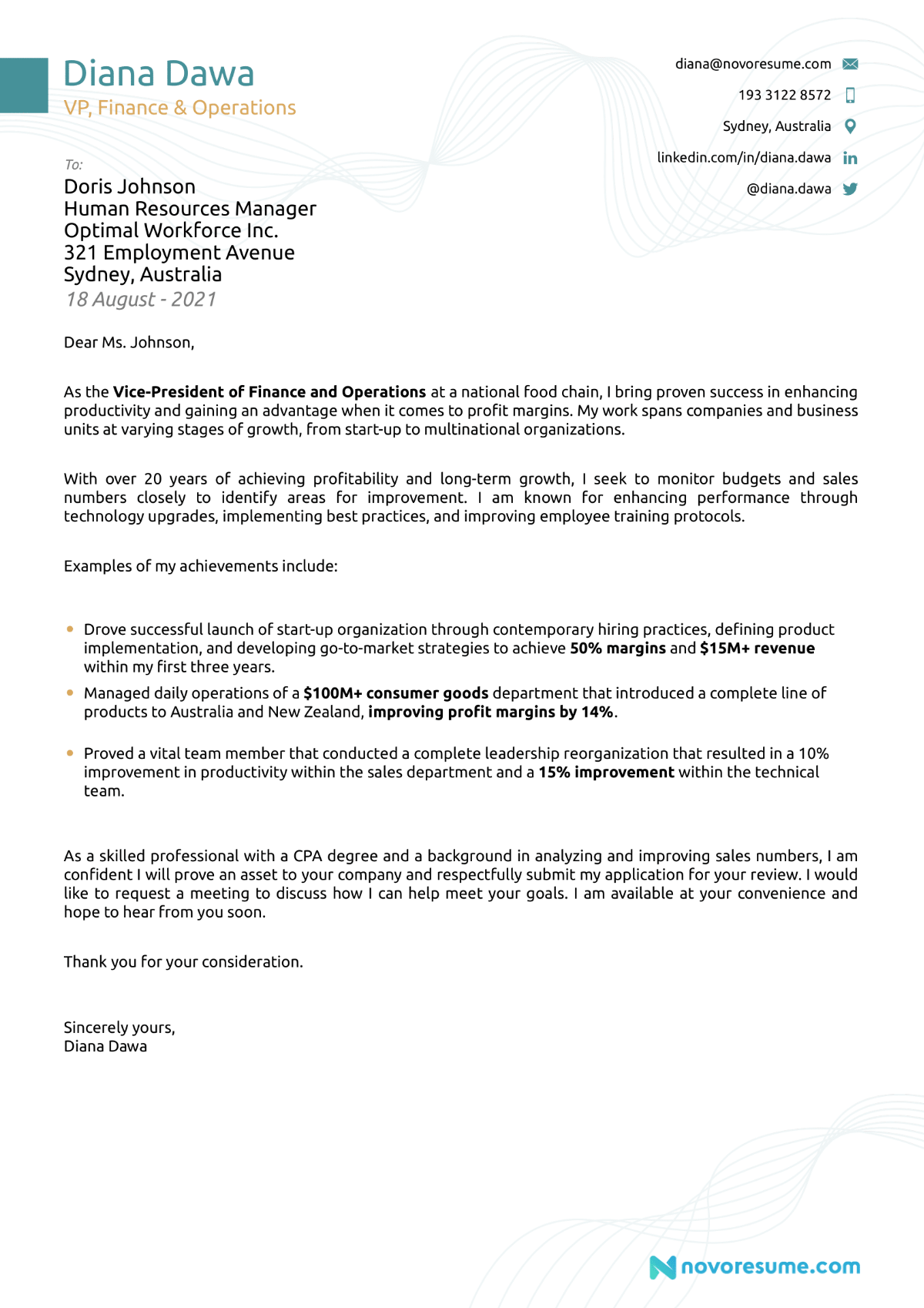 how long should cover letters be
