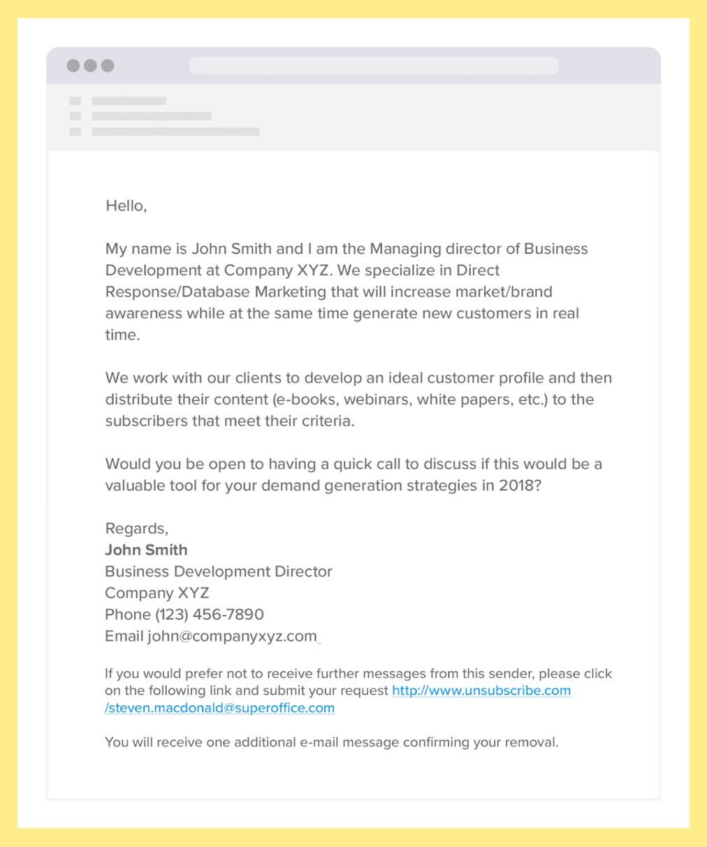 how to address a business email