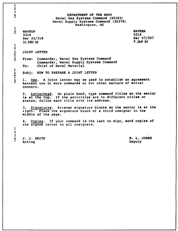 how to address a letter using thru