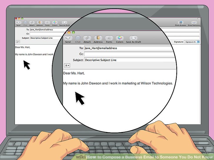 how to address someone directly in an email