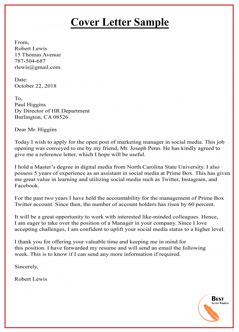 how to close a cover letter
