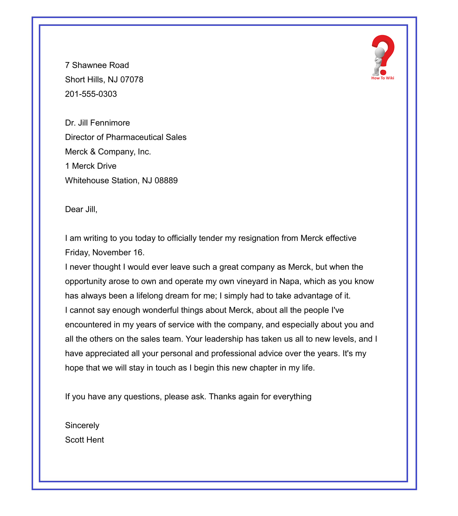 how to right a notice