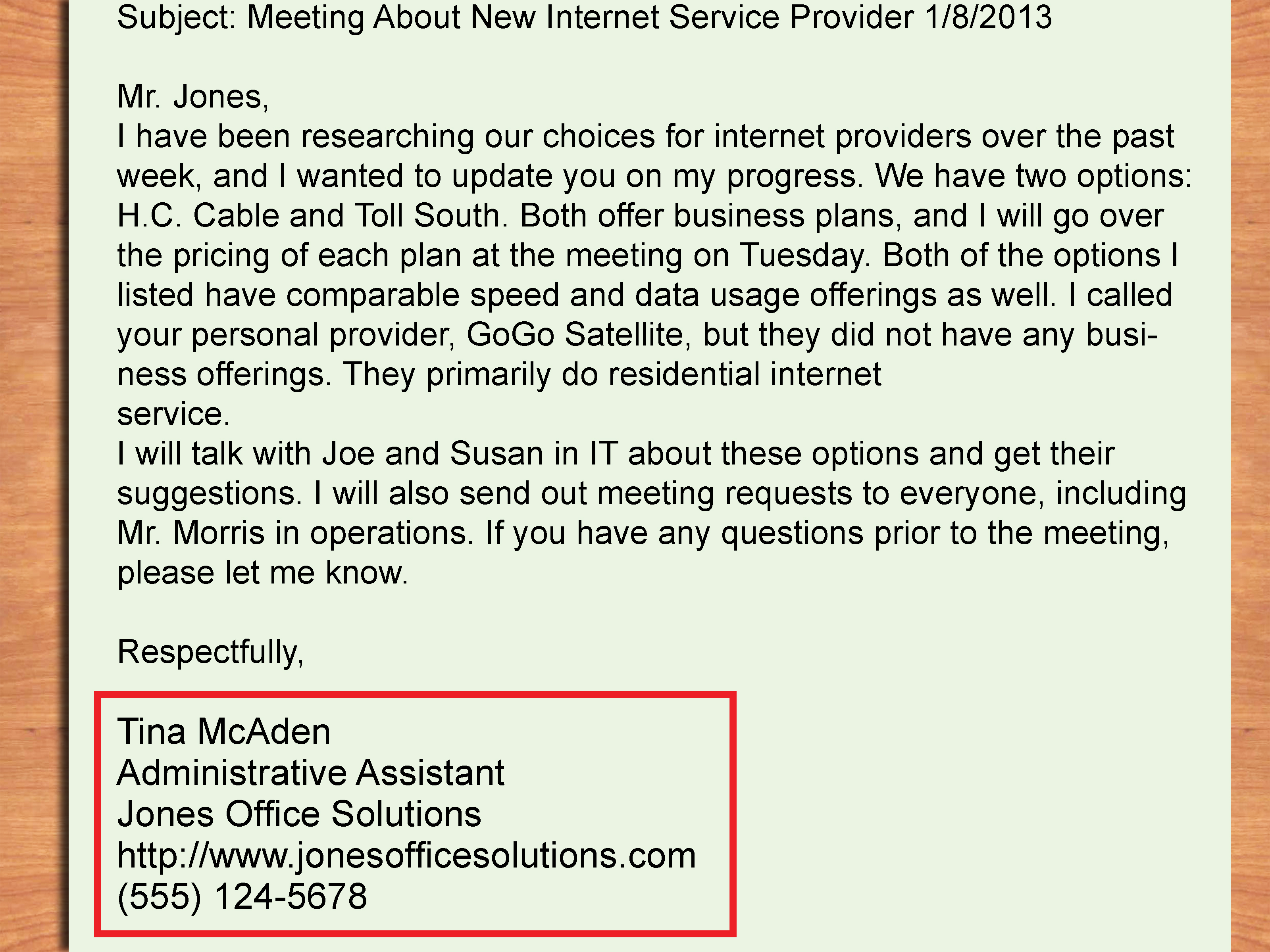 how to send a business email