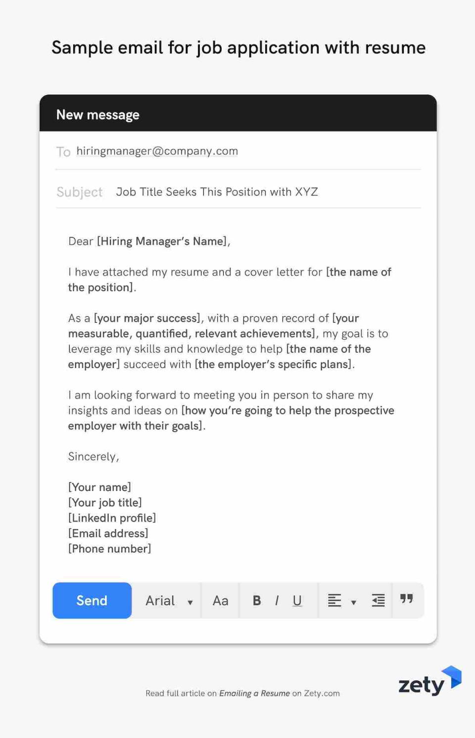how to send resume to job