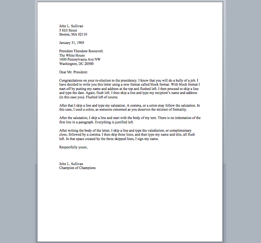 how to start a professional letter