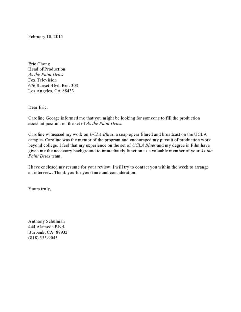 how to write a good referral letter