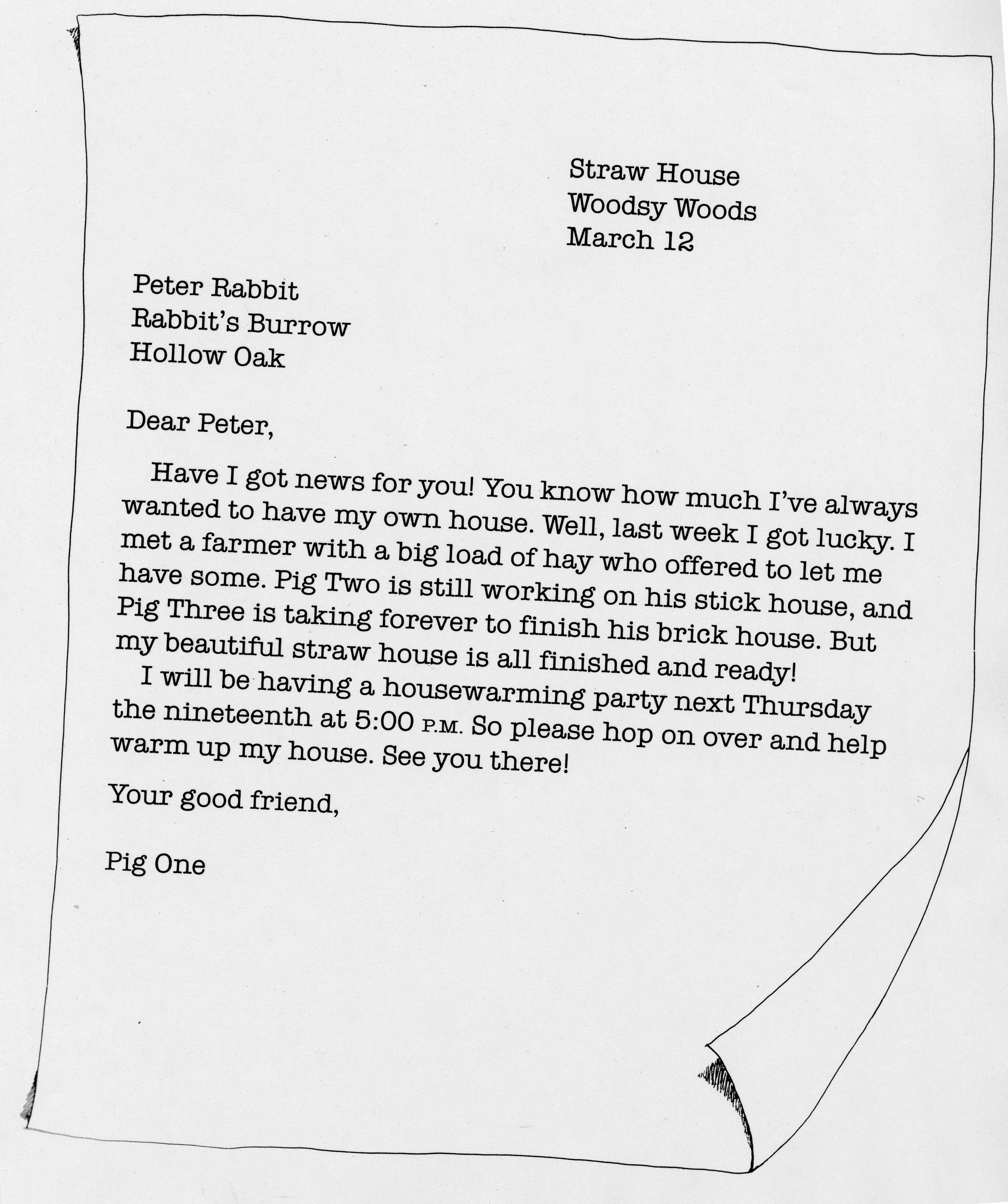 how to write a letter with dear