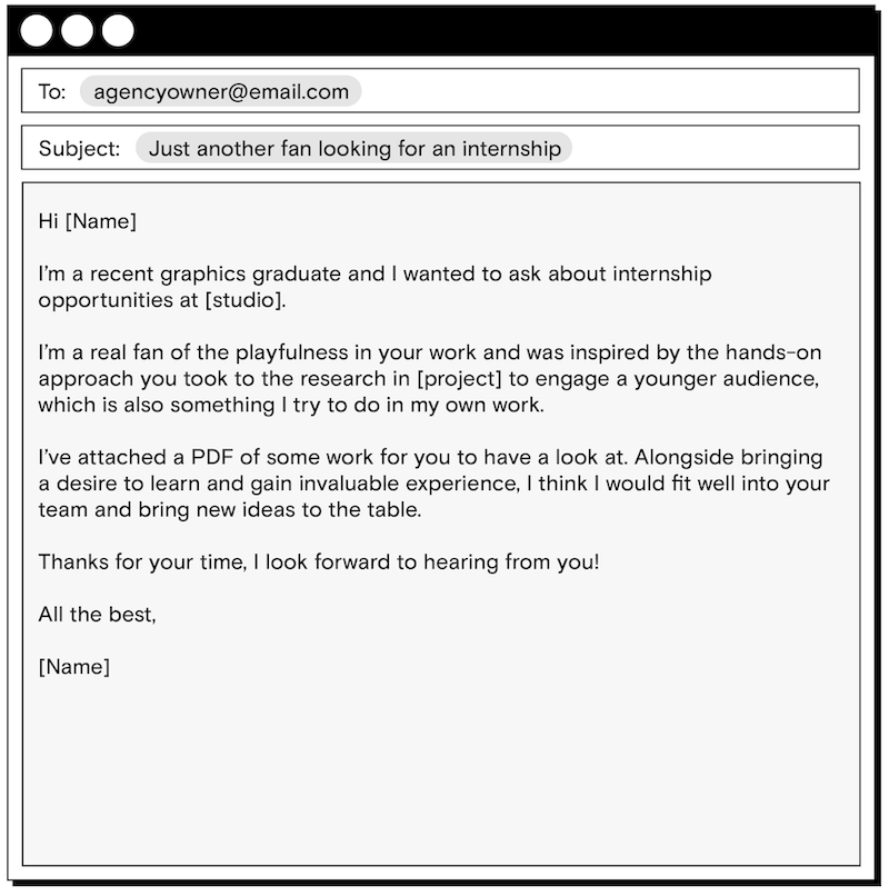 how to write email for job application