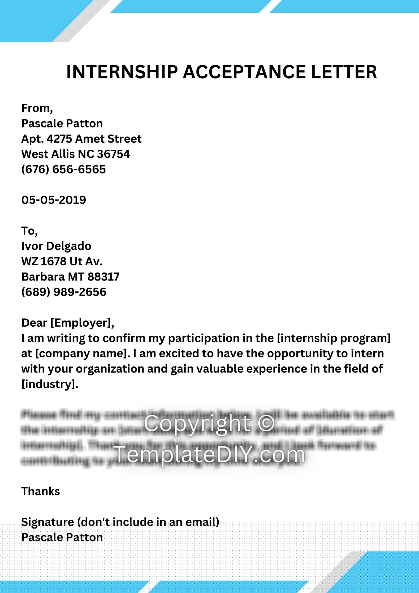Essential Guide to Crafting an Internship Letter Template