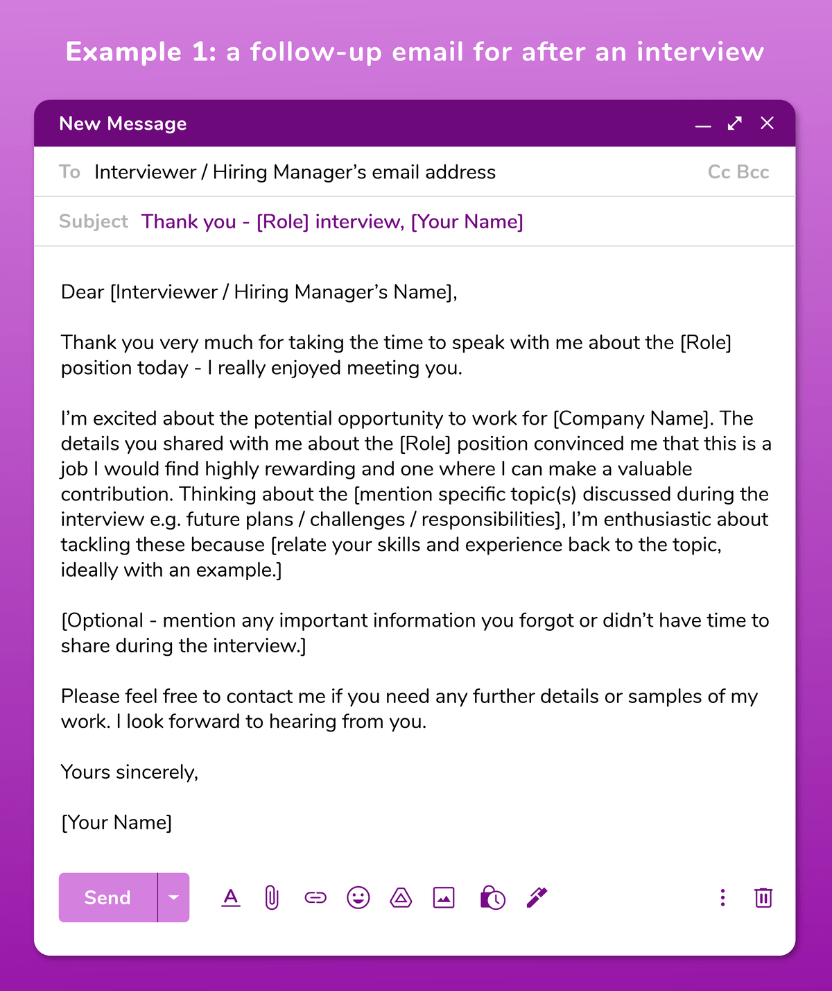 interview follow up subject line