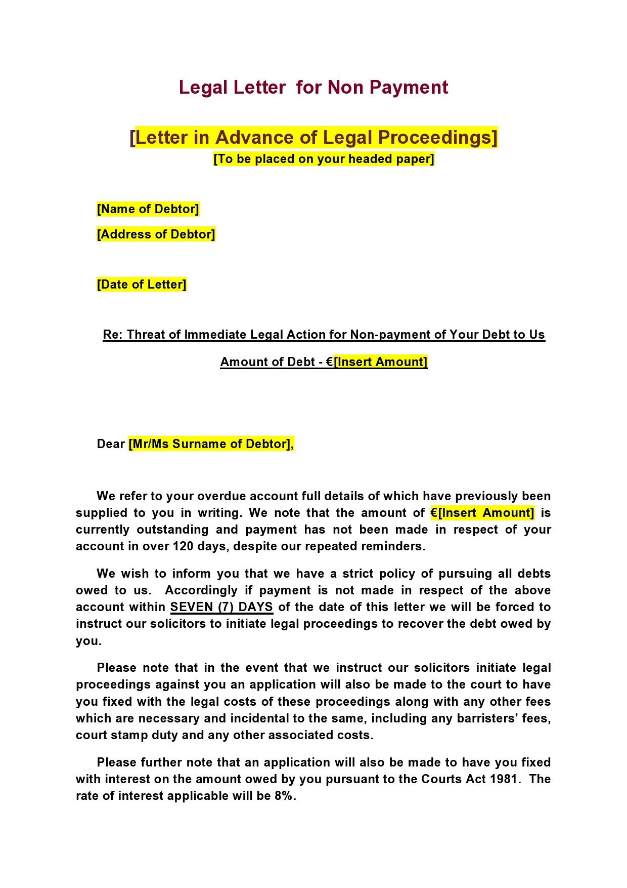 Understanding the Essentials of a Legal Application Letter
