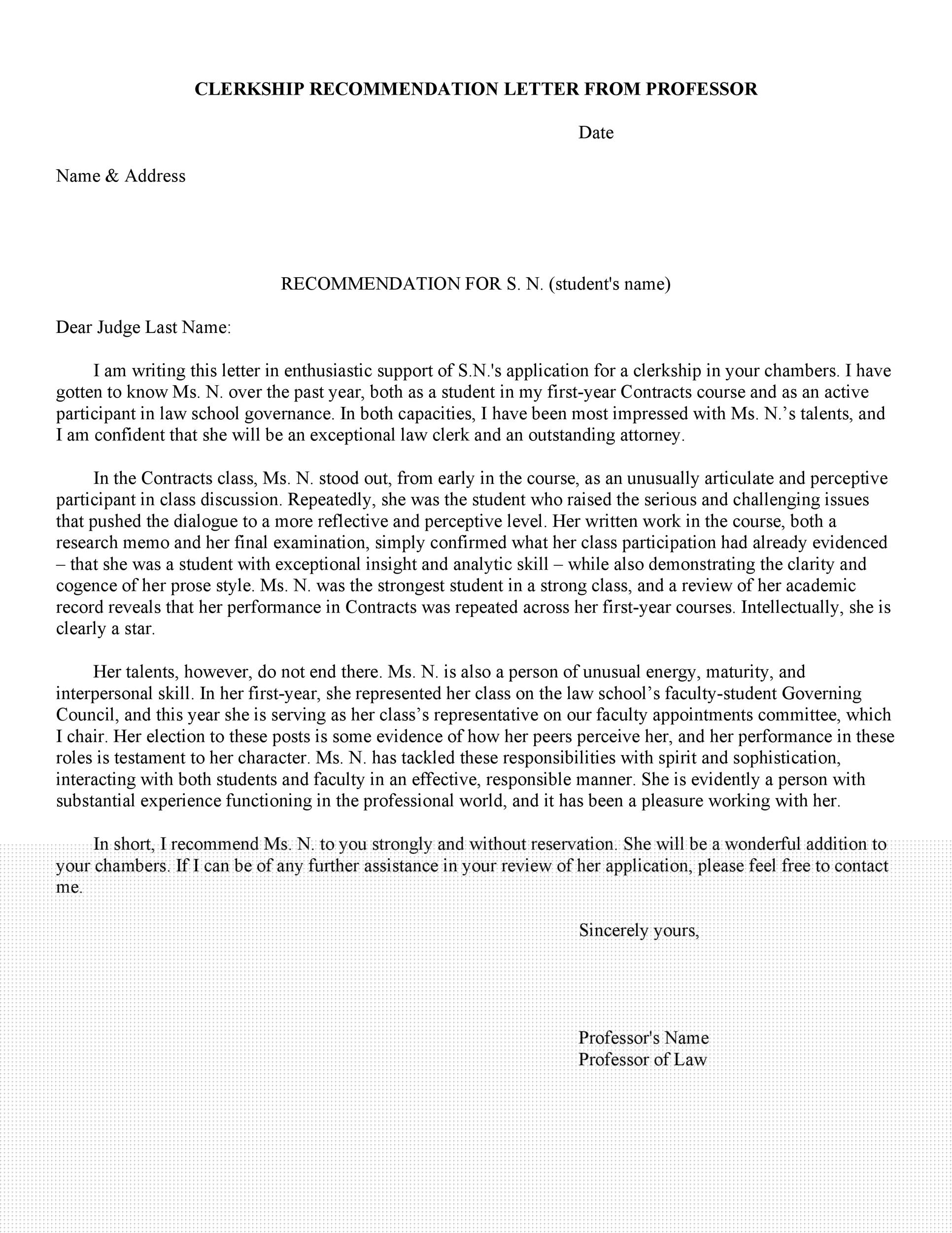 Essential Tips and a Perfect Letter of Recommendation Example