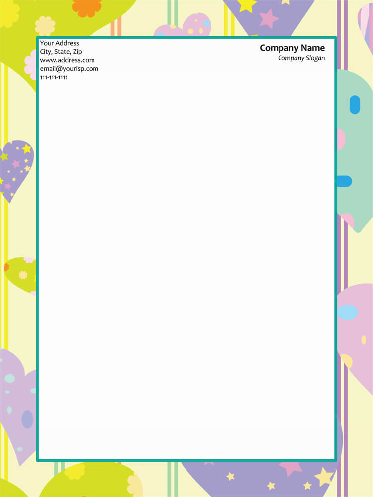 letterhead format in word free download