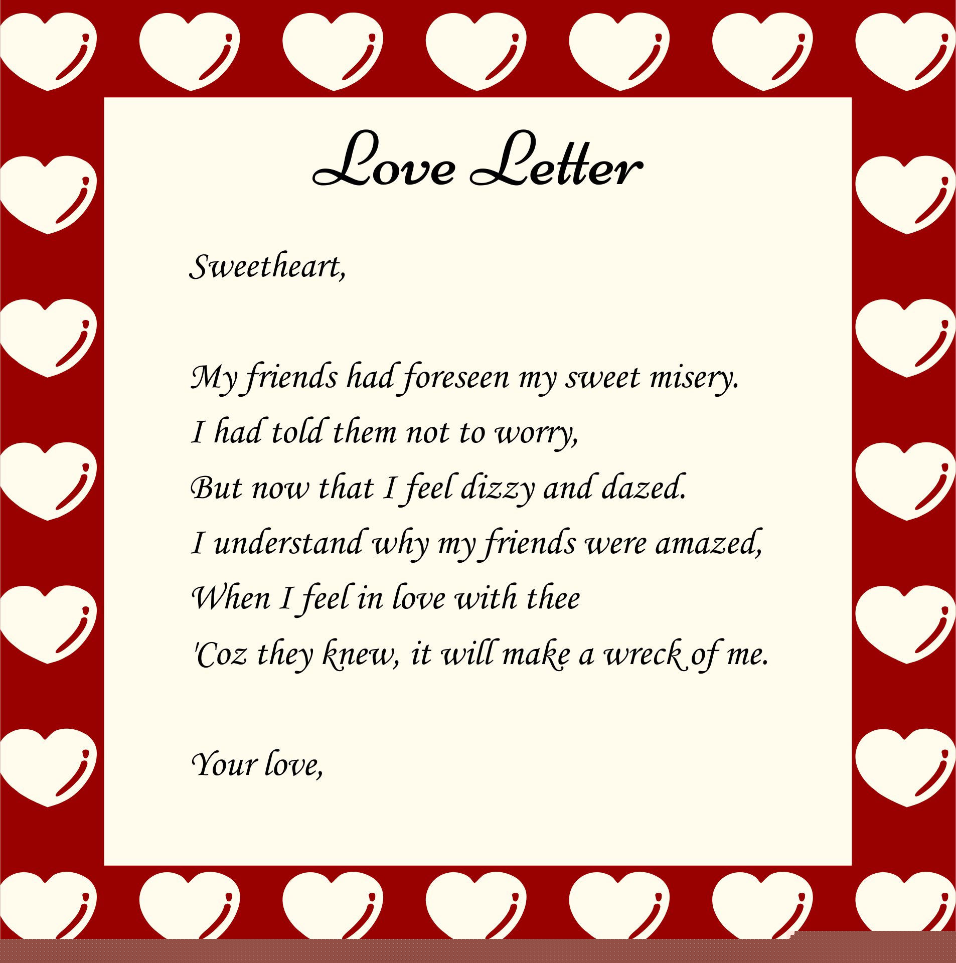 Crafting the Perfect Message: Your Ultimate Love Letter Template