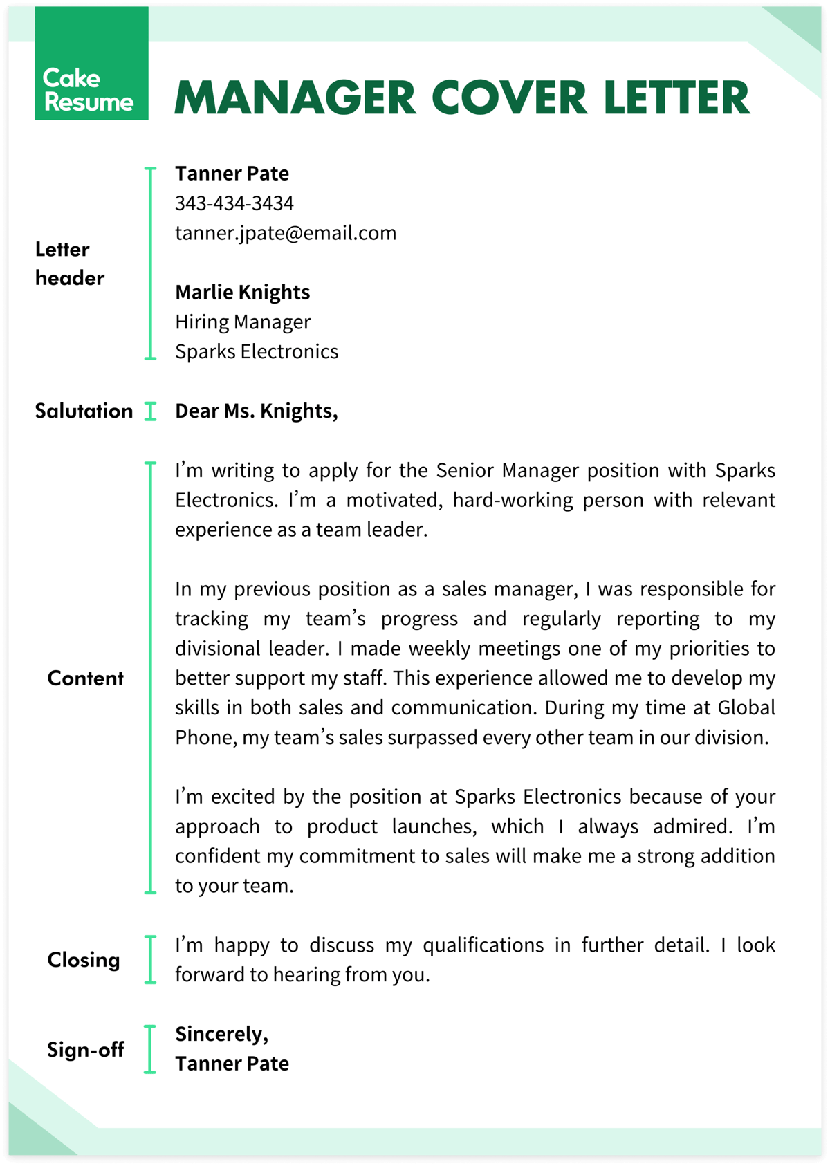 Crafting the Perfect Manager Resume Cover Letter: Tips and Examples