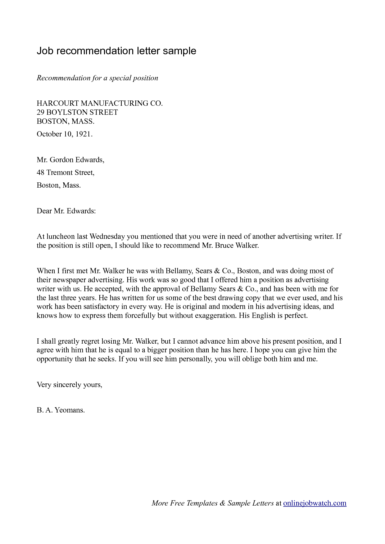 The Importance of a Professional Reference Letter in Job Applications