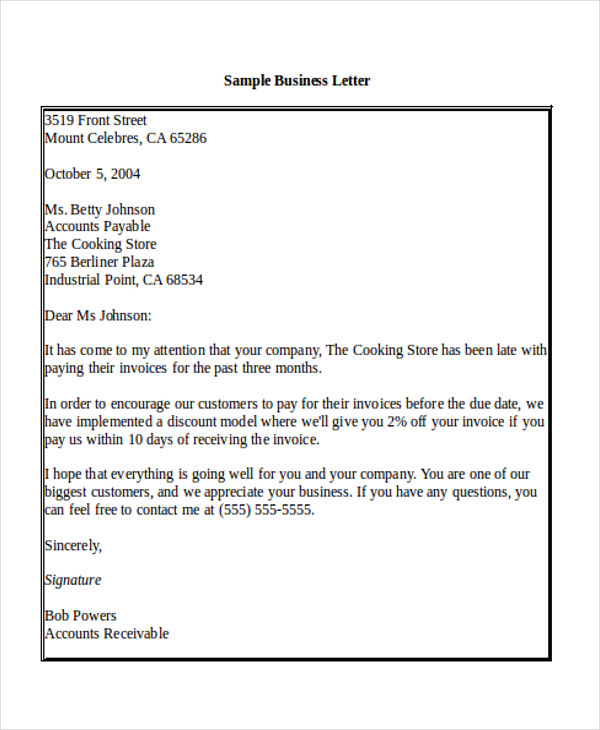 proper salutations for business letters