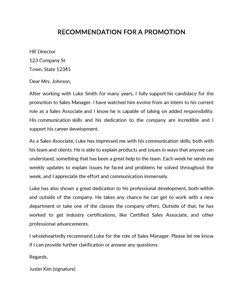 Effective Strategies for Writing a Stellar Recommendation for Promotion