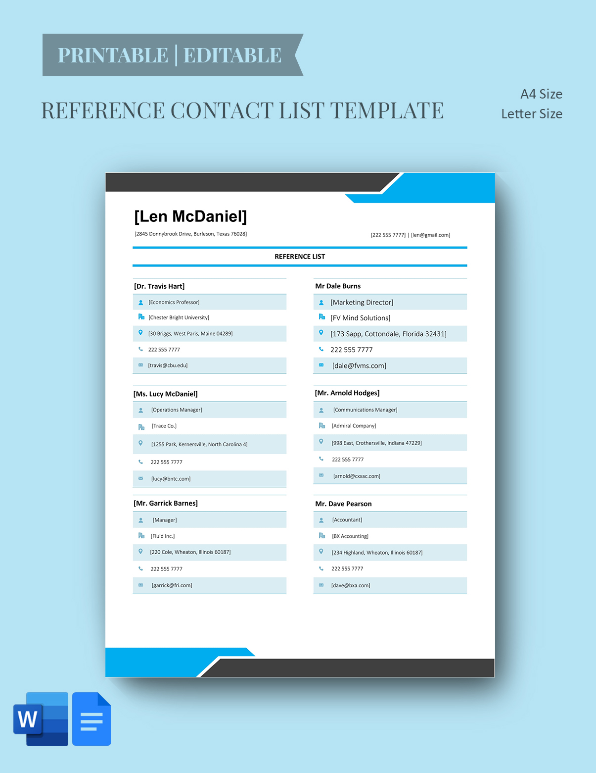 Essential Guide to Crafting a Professional Reference Contact Template