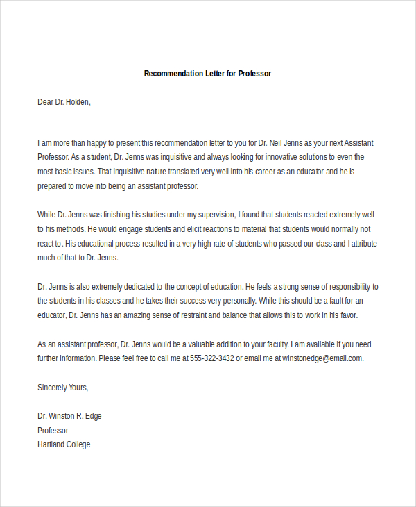 Crafting a Compelling Reference Letter from Professor: A Guide for Students